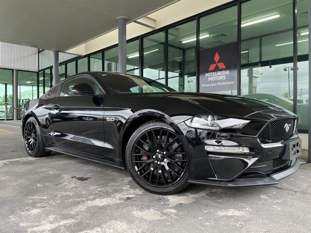 Used Ford Mustang FN 2020MY GT Cairns, 2019 Ford Mustang FN 2020MY GT Black 10 Speed Sports Automatic FASTBACK - COUPE