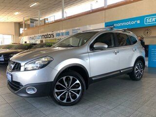 2012 Nissan Dualis J107 Series 3 MY12 +2 X-tronic AWD Ti-L Silver 6 Speed Constant Variable.