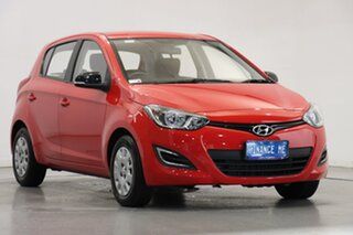 2014 Hyundai i20 PB MY14 Active Red 4 Speed Automatic Hatchback.