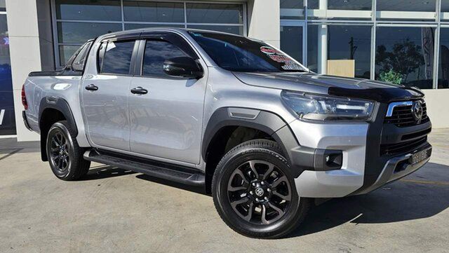 Used Toyota Hilux GUN126R Rogue Double Cab Liverpool, 2021 Toyota Hilux GUN126R Rogue Double Cab Silver Sky 6 Speed Sports Automatic Utility