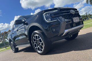 2023 Ford Ranger PY 2024.00MY Wildtrak Absolute Black 10 Speed Sports Automatic Double Cab Pick Up