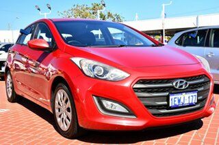 2015 Hyundai i30 GD3 Series II MY16 Active Red 6 Speed Manual Hatchback.