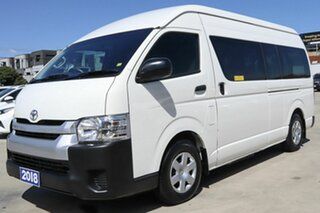 2018 Toyota HiAce TRH223R Commuter High Roof Super LWB White 6 Speed Automatic Bus