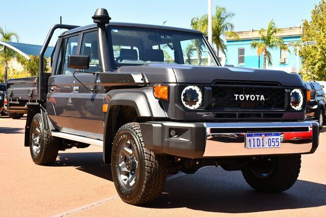 Used Toyota Landcruiser Vdjl79R GXL Double Cab Victoria Park, 2024 Toyota Landcruiser Vdjl79R GXL Double Cab Grey 5 Speed Manual Cab Chassis