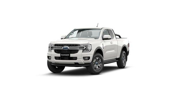 New Ford Ranger PY 2023.50MY XLT Clarkson, 2023 Ford Ranger PY 2023.50MY XLT Arctic White 10 Speed Sports Automatic Super Cab Pick Up