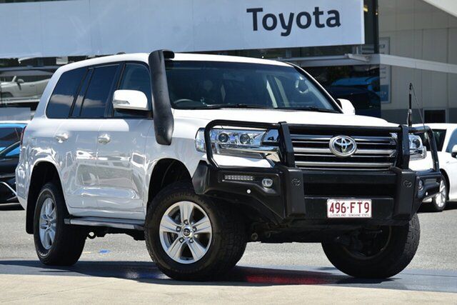 Pre-Owned Toyota Landcruiser VDJ200R GXL North Lakes, 2019 Toyota Landcruiser VDJ200R GXL Glacier White 6 Speed Sports Automatic Wagon
