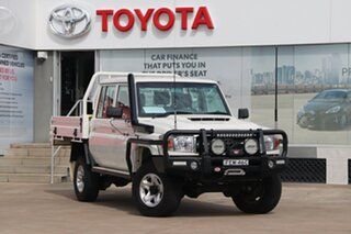 2018 Toyota Landcruiser VDJ79R GXL Double Cab 5 Speed Manual Cab Chassis.
