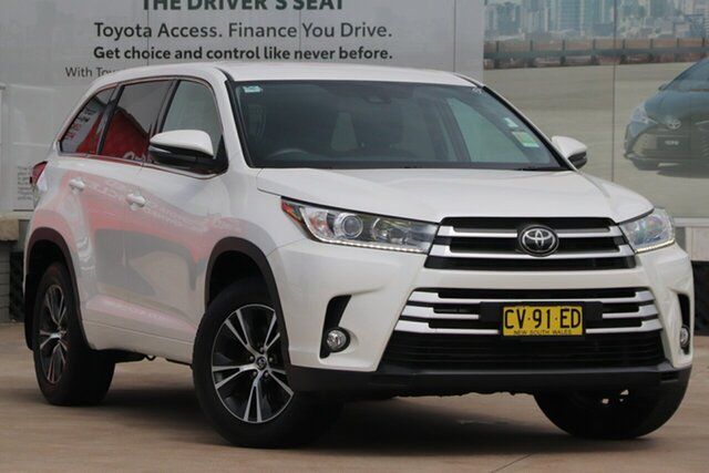 Pre-Owned Toyota Kluger GSU50R GX 2WD Guildford, 2019 Toyota Kluger GSU50R GX 2WD Crystal Pearl 8 Speed Sports Automatic Wagon