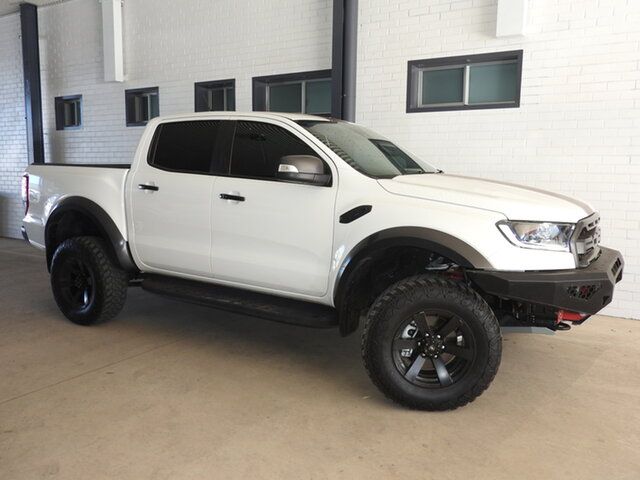 Used Ford Ranger PX MkIII 2020.75MY Raptor Bendigo, 2020 Ford Ranger PX MkIII 2020.75MY Raptor Arctic White 10 Speed Sports Automatic Double Cab Pick Up