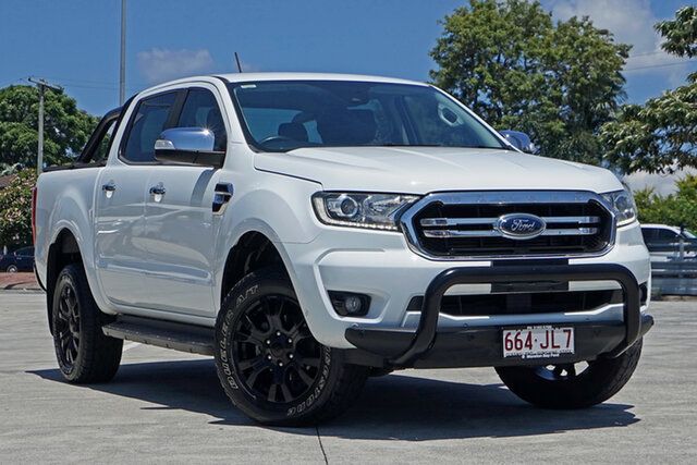 Used Ford Ranger PX MkIII 2019.00MY XLT Capalaba, 2018 Ford Ranger PX MkIII 2019.00MY XLT Frozen White 6 Speed Sports Automatic Utility