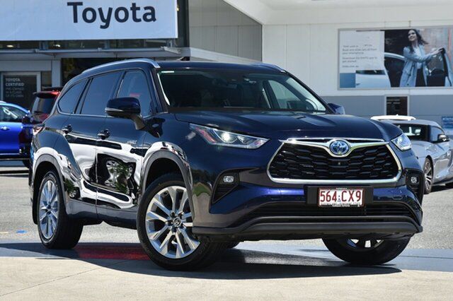 Used Toyota Kluger Axuh78R Grande eFour North Lakes, 2021 Toyota Kluger Axuh78R Grande eFour Saturn Blue 6 Speed Constant Variable Wagon Hybrid