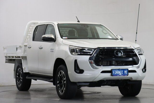 Used Toyota Hilux GUN126R SR5 Double Cab Victoria Park, 2021 Toyota Hilux GUN126R SR5 Double Cab White 6 Speed Sports Automatic Utility