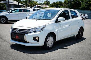 2021 Mitsubishi Mirage LB MY22 ES White 1 Speed Constant Variable Hatchback