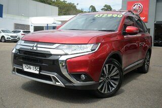 2020 Mitsubishi Outlander ZL MY20 LS 7 Seat (2WD) Red Continuous Variable Wagon.