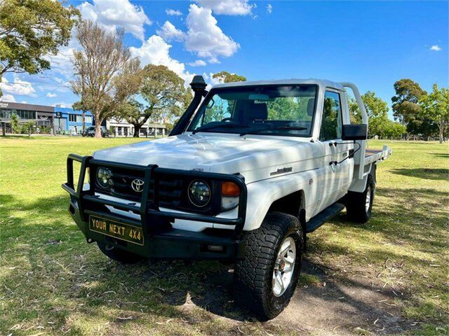 Used Toyota Landcruiser HZJ79R (4x4) Ferntree Gully, 2006 Toyota Landcruiser HZJ79R (4x4) White 5 Speed Manual 4x4 Cab Chassis