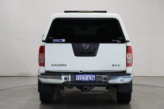2013 Nissan Navara D40 S5 MY12 ST-X White 7 Speed Sports Automatic Utility