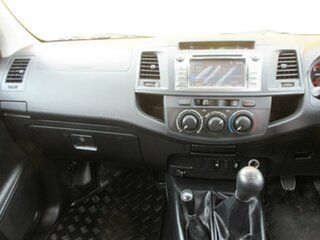 2014 Toyota Hilux KUN26R MY14 HI- SR White 5 Speed Manual Dual Cab