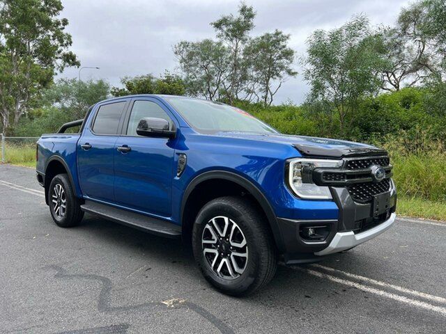 Used Ford Ranger PY 2023.50MY Sport Yallah, 2023 Ford Ranger PY 2023.50MY Sport Blue 10 Speed Sports Automatic Double Cab Pick Up