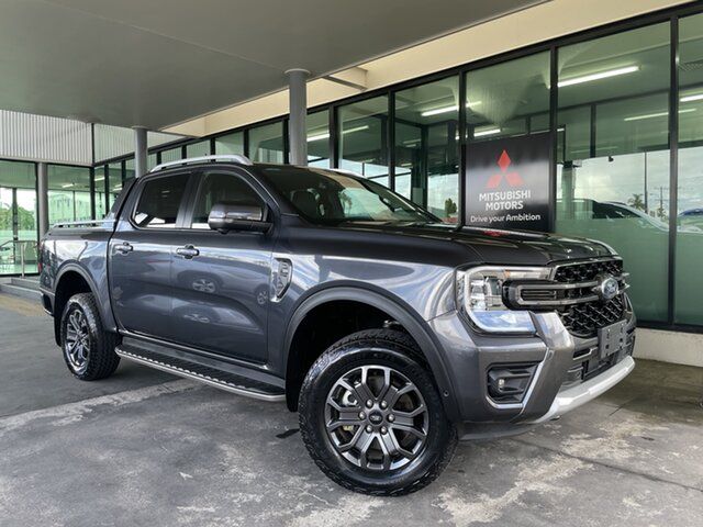 Used Ford Ranger PY 2023.50MY Wildtrak Cairns, 2023 Ford Ranger PY 2023.50MY Wildtrak Grey 10 Speed Sports Automatic Double Cab Pick Up