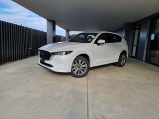 2023 Mazda CX-5 KF4WLA G25 SKYACTIV-Drive i-ACTIV AWD Akera White 6 Speed Sports Automatic Wagon.
