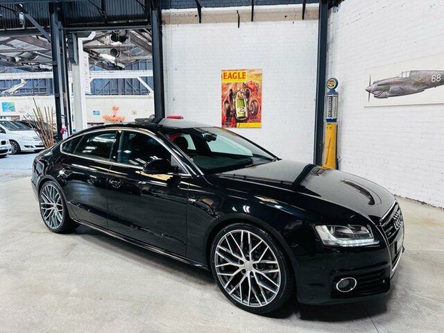 Used Audi A5 8T MY11 Sportback S Tronic Quattro Port Melbourne, 2010 Audi A5 8T MY11 Sportback S Tronic Quattro Black 7 Speed Sports Automatic Dual Clutch Hatchback