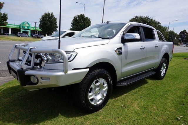 Used Ford Ranger PX MkII 2018.00MY XLT Super Cab Dandenong, 2018 Ford Ranger PX MkII 2018.00MY XLT Super Cab Silver 6 Speed Sports Automatic Utility