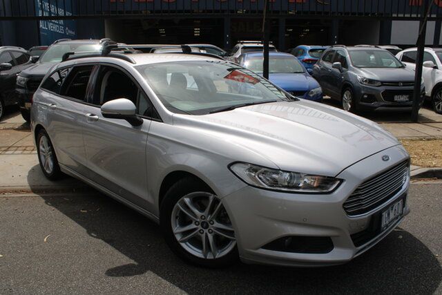 Used Ford Mondeo MD Ambiente West Footscray, 2015 Ford Mondeo MD Ambiente Silver 6 Speed Sports Automatic Dual Clutch Wagon