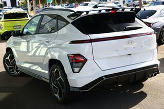 2024 Hyundai Kona SX2.V1 MY24 Premium AWD N Line Atlas White 8 Speed Sports Automatic Wagon.