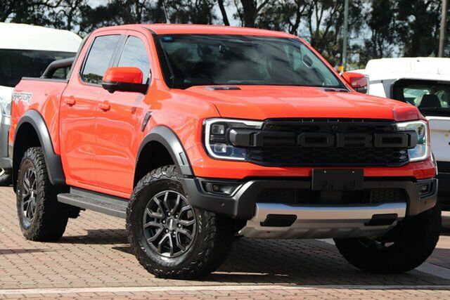 Pre-Owned Ford Ranger PY 2023.50MY Raptor Warwick Farm, 2023 Ford Ranger PY 2023.50MY Raptor Orange 10 Speed Sports Automatic Double Cab Pick Up