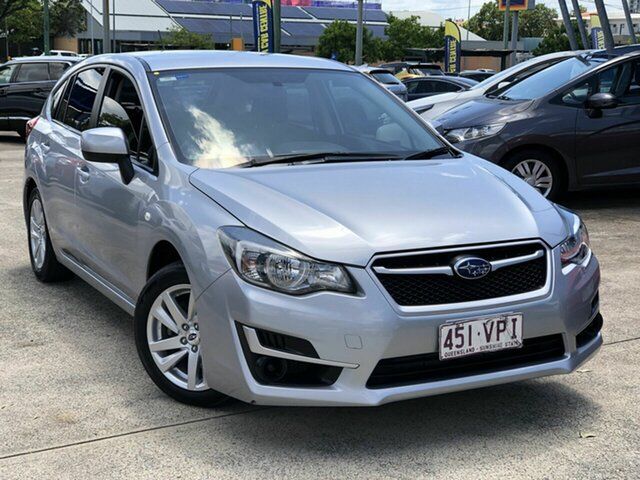 Used Subaru Impreza G4 MY15 2.0i Lineartronic AWD Chermside, 2015 Subaru Impreza G4 MY15 2.0i Lineartronic AWD Silver 6 Speed Constant Variable Hatchback