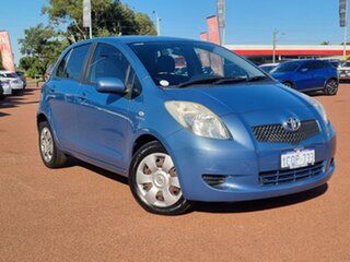 2007 Toyota Yaris NCP91R YRS Blue 4 Speed Automatic Hatchback.
