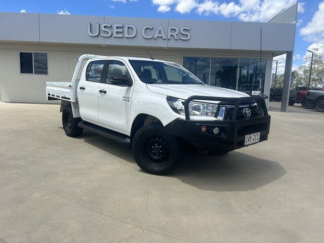 Used Toyota Hilux SR Moree, 2019 Toyota Hilux SR White Automatic Cab Chassis