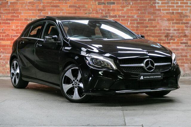 Used Mercedes-Benz A-Class W176 808MY A200 DCT Mulgrave, 2017 Mercedes-Benz A-Class W176 808MY A200 DCT Cosmos Black 7 Speed Sports Automatic Dual Clutch