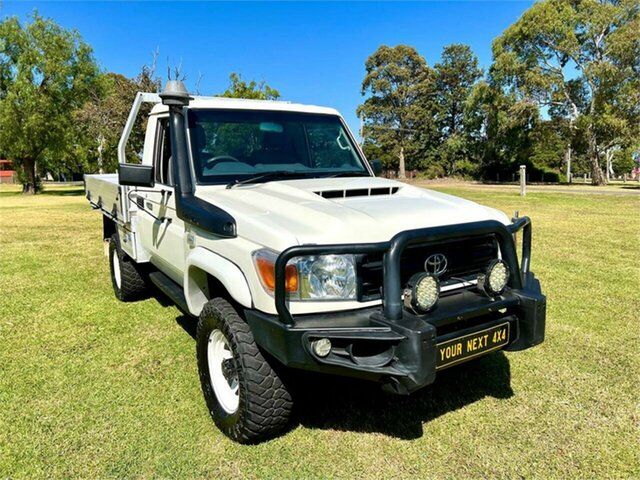 Used Toyota Landcruiser LC70 VDJ79R MY17 Workmate (4x4) Ferntree Gully, 2017 Toyota Landcruiser LC70 VDJ79R MY17 Workmate (4x4) White 5 Speed Manual Cab Chassis