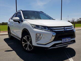 2017 Mitsubishi Eclipse Cross YA MY18 Exceed 2WD White 8 Speed Constant Variable Wagon.