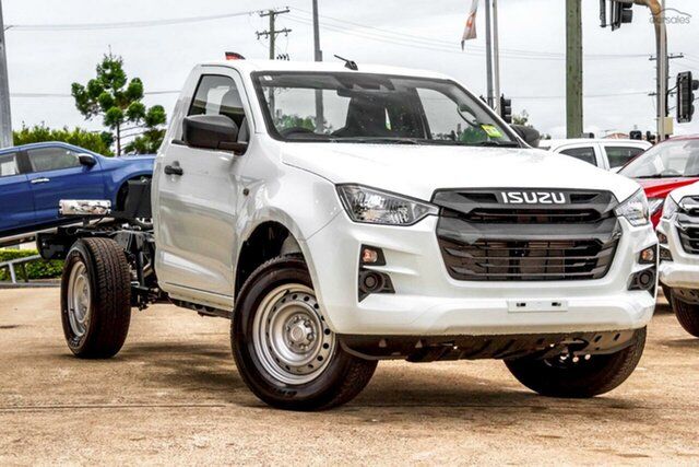 New Isuzu D-MAX RG MY23 SX 4x2 High Ride Christies Beach, 2023 Isuzu D-MAX RG MY23 SX 4x2 High Ride White 6 Speed Sports Automatic Cab Chassis