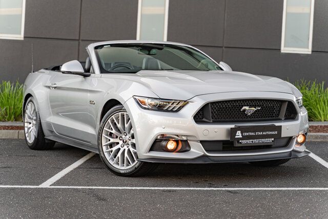 Used Ford Mustang FM 2017MY GT SelectShift Narre Warren, 2016 Ford Mustang FM 2017MY GT SelectShift Ingot Silver 6 Speed Sports Automatic Convertible