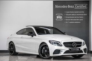 2022 Mercedes-Benz C-Class C205 802MY C300 9G-Tronic Diamond White 9 Speed Sports Automatic Coupe.