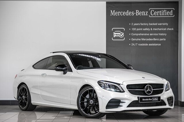 Certified Pre-Owned Mercedes-Benz C-Class C205 802MY C300 9G-Tronic Narre Warren, 2022 Mercedes-Benz C-Class C205 802MY C300 9G-Tronic Diamond White 9 Speed Sports Automatic Coupe