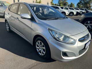 2013 Hyundai Accent RB Active Silver 4 Speed Sports Automatic Hatchback