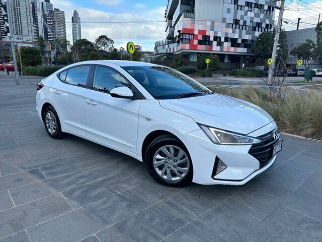 Used Hyundai Elantra AD.2 MY20 Active South Melbourne, 2019 Hyundai Elantra AD.2 MY20 Active White 6 Speed Sports Automatic Sedan