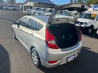 2013 Hyundai Accent RB Active Silver 4 Speed Sports Automatic Hatchback