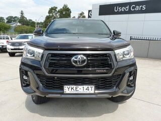 2020 Toyota Hilux GUN126R Rogue Double Cab Eclipse Black 6 Speed Sports Automatic Utility.