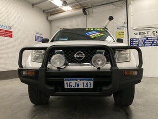 2011 Nissan Navara D40 MY11 RX King Cab White 5 Speed Automatic Cab Chassis
