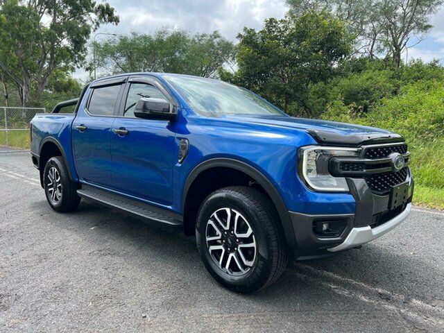 Used Ford Ranger PY 2023.50MY Sport Yallah, 2023 Ford Ranger PY 2023.50MY Sport Blue 10 Speed Sports Automatic Double Cab Pick Up