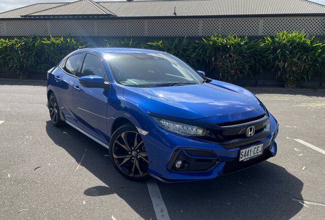 Used Honda Civic 10th Gen MY20 RS Glenelg, 2020 Honda Civic 10th Gen MY20 RS Blue 1 Speed Constant Variable Hatchback