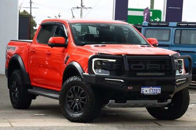 Used Ford Ranger PY 2023.50MY Raptor Burswood, 2023 Ford Ranger PY 2023.50MY Raptor Orange 10 Speed Sports Automatic Double Cab Pick Up