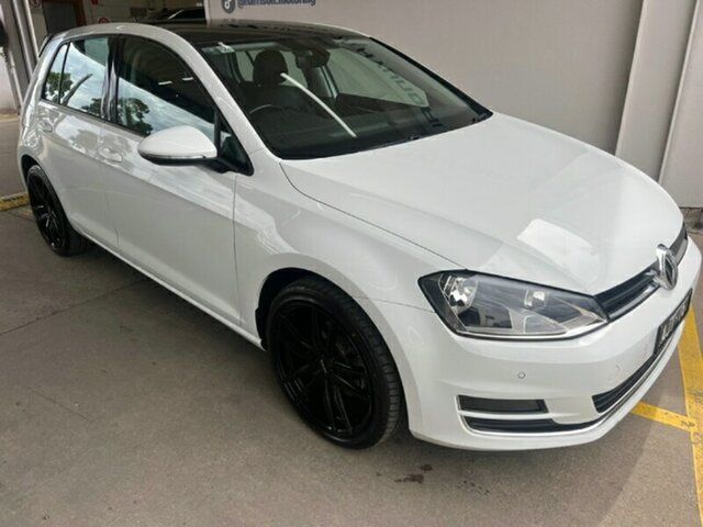 Used Volkswagen Golf VII MY17 110TSI DSG Highline Melton, 2016 Volkswagen Golf VII MY17 110TSI DSG Highline White 7 Speed Sports Automatic Dual Clutch