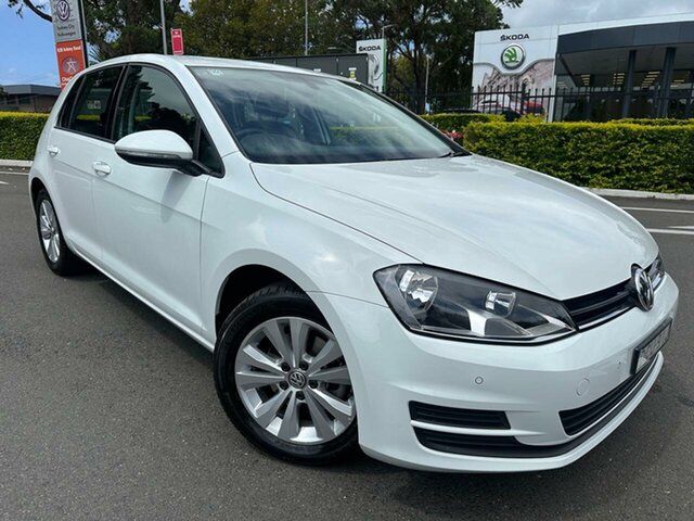 Used Volkswagen Golf VII MY16 92TSI DSG Comfortline Botany, 2016 Volkswagen Golf VII MY16 92TSI DSG Comfortline White 7 Speed Sports Automatic Dual Clutch