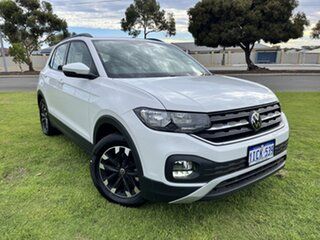 2023 Volkswagen T-Cross C11 MY23 85TSI DSG FWD Life Pure White 7 Speed Sports Automatic Dual Clutch.